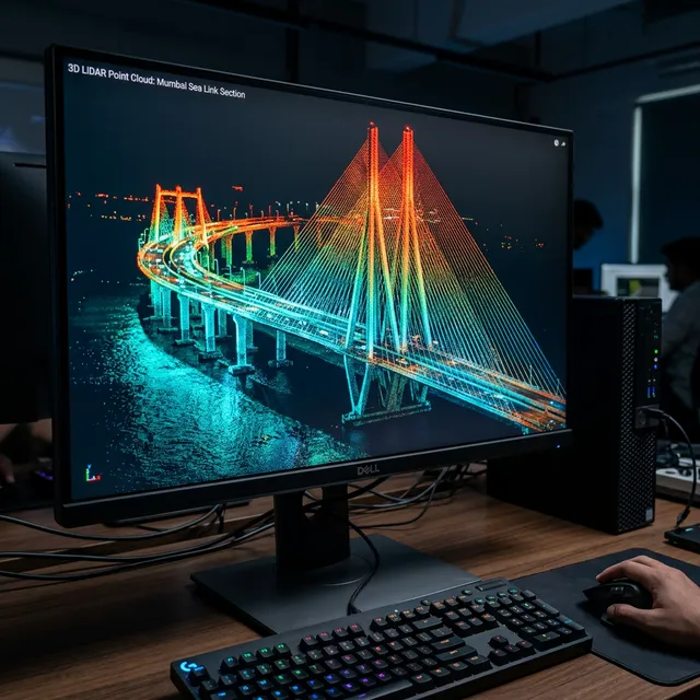 Dense Point Cloud Processing — Billions of spatial coordinates registered into unified engineering baselines.